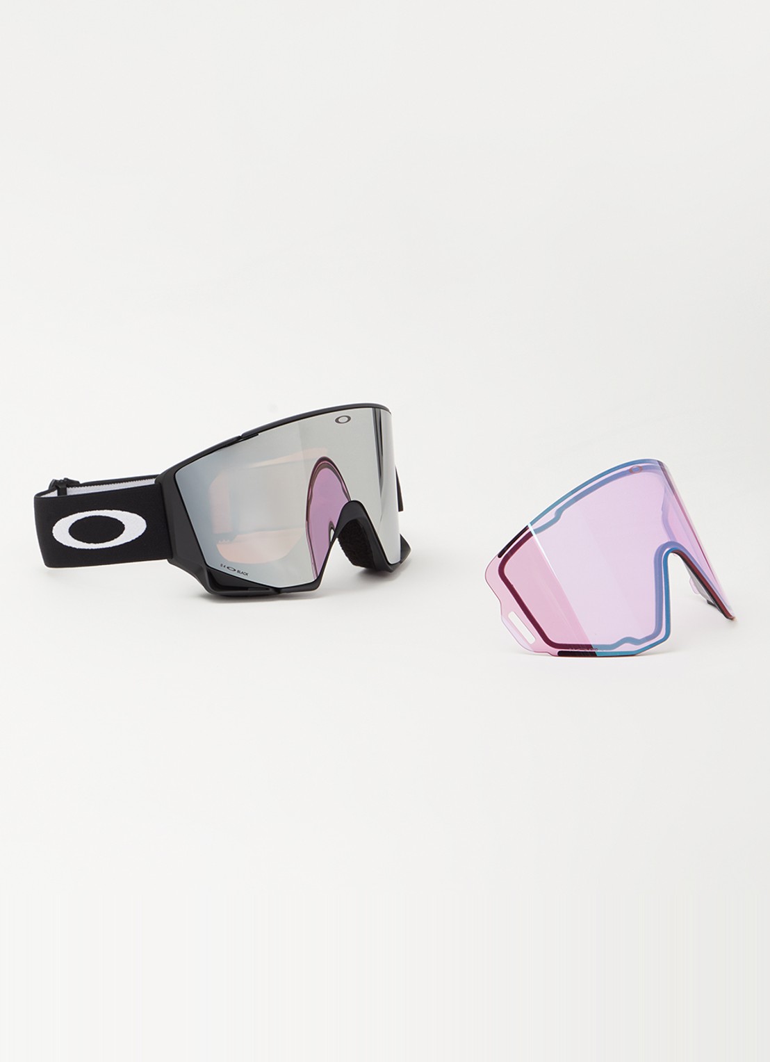 Oakley Flow Scape L skibril OO7145 - detail zwart