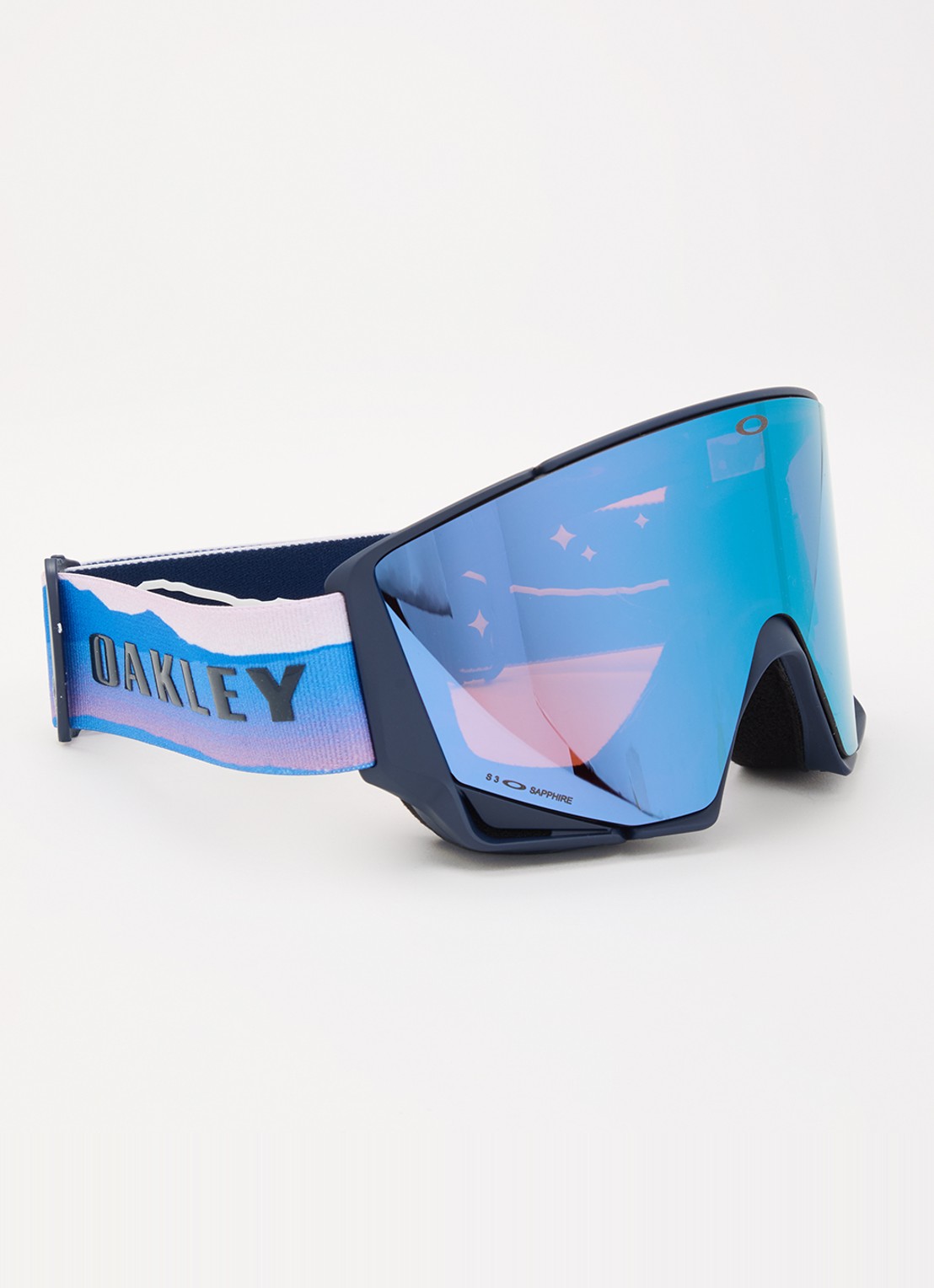 Oakley Flow Scape M skibril met verwisselbare lens OZ7147 - voorkant blauw