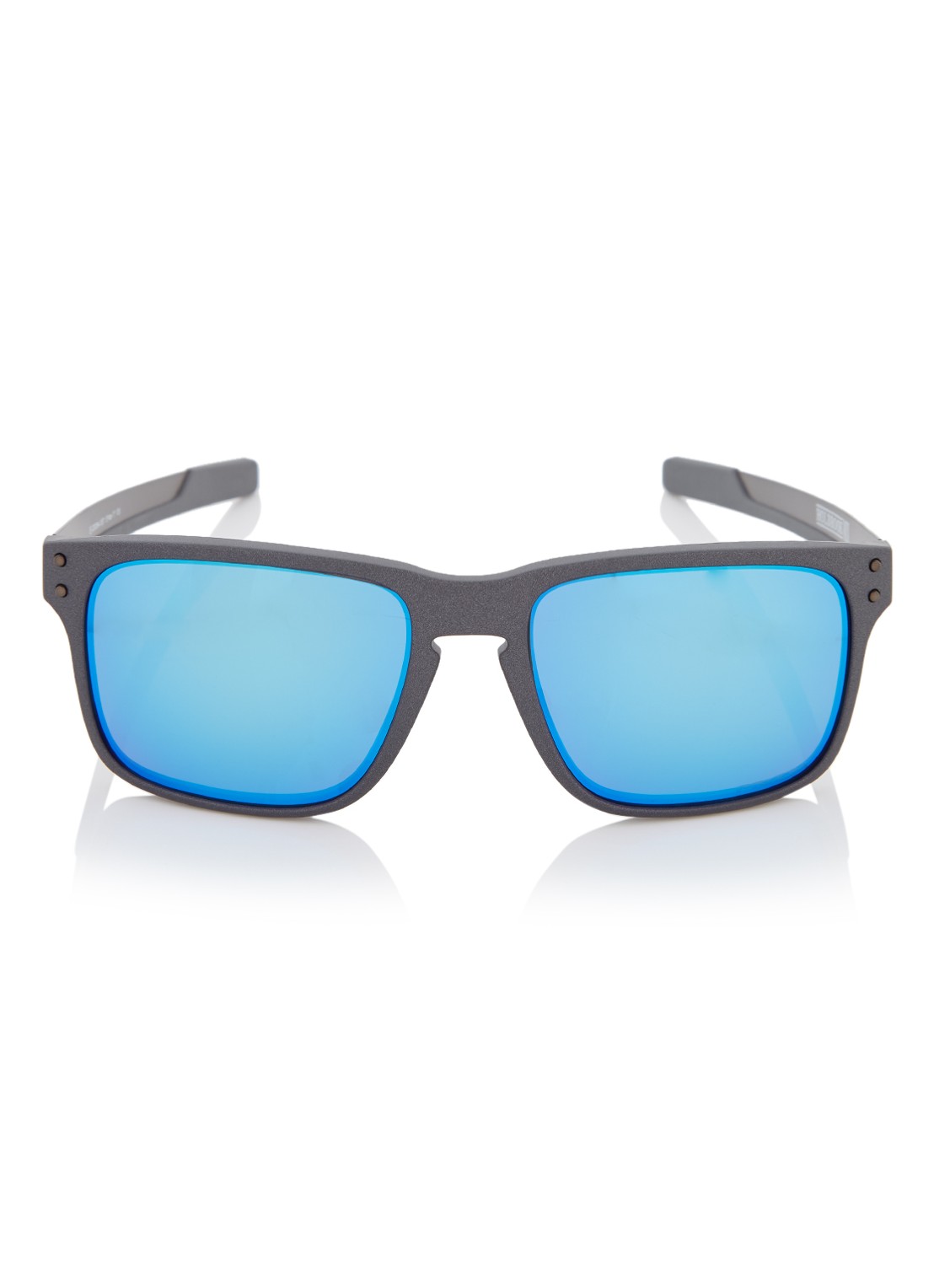 Oakley Holbrook Mix zonnebril gepolariseerd OO9384 - voorkant 3 donkergrijs