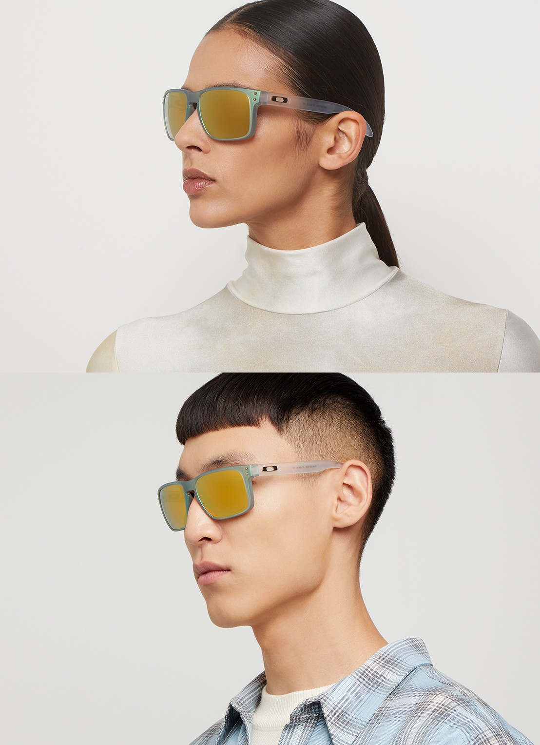 Oakley Holbrook zonnebril OO9102 - voorkant 5 lindegroen
