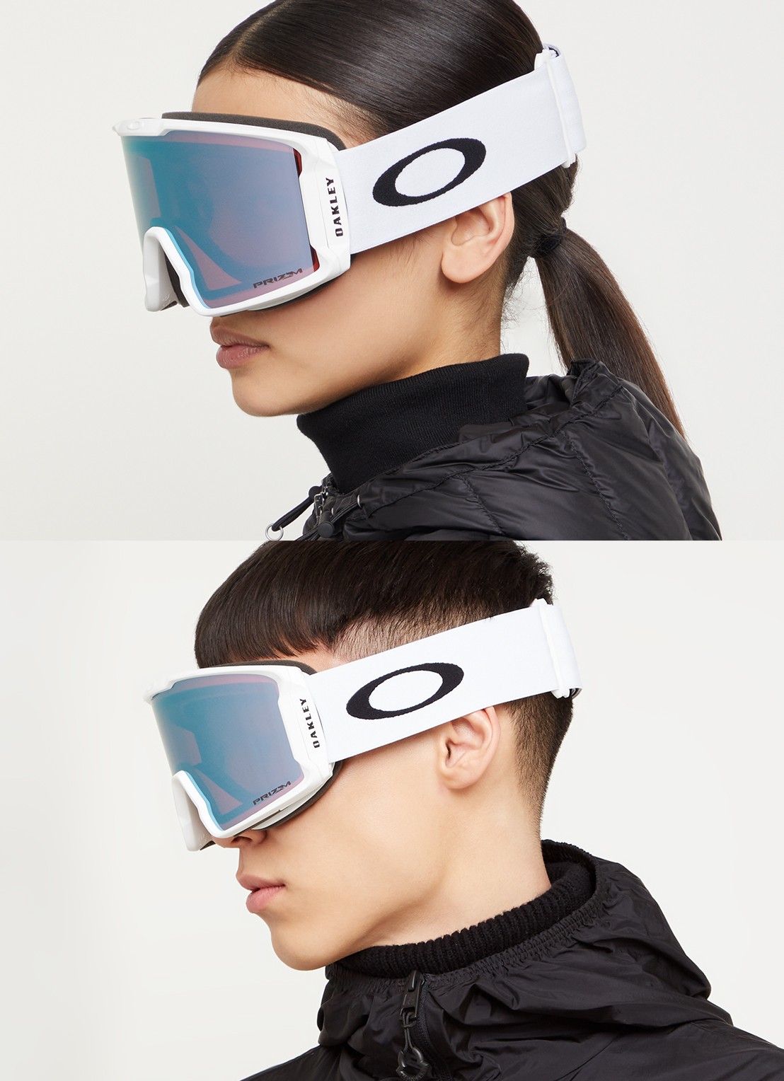 Oakley Line Miner L skibril OO7070 - voorkant 2 wit