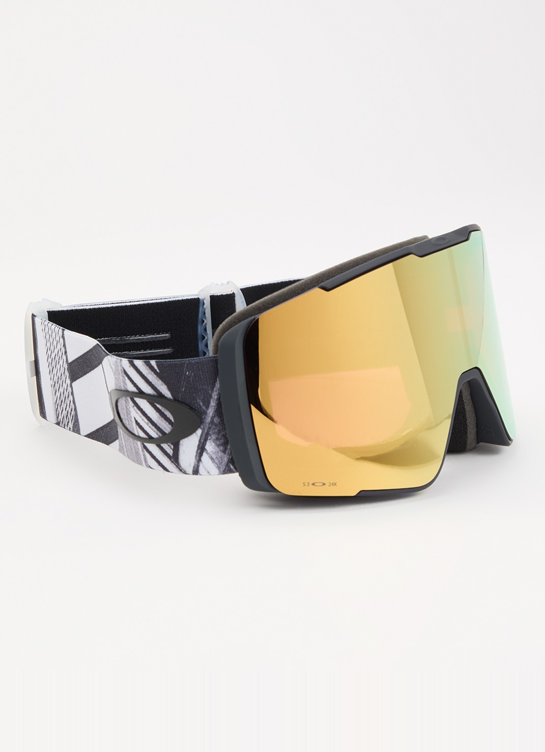 Oakley Line Miner Pro L skibril met verwisselbare lens OZ7136 - voorkant lichtgrijs