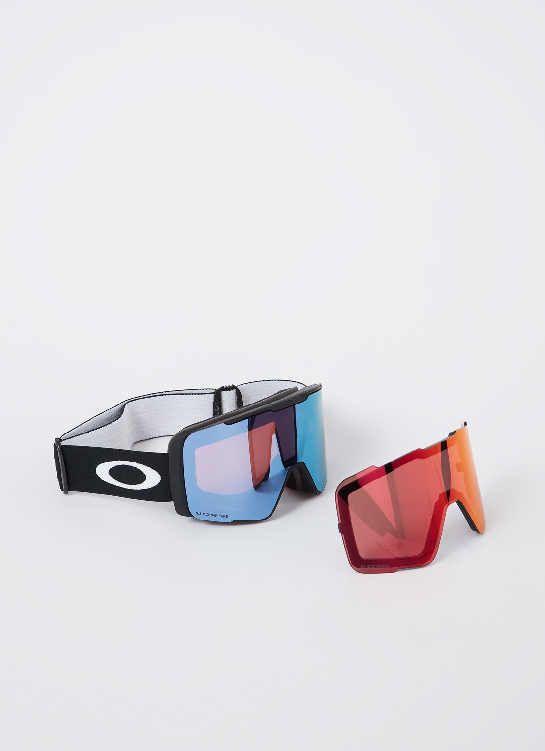 Oakley Line Miner Pro skibril met extra lens OO7137 - detail zwart