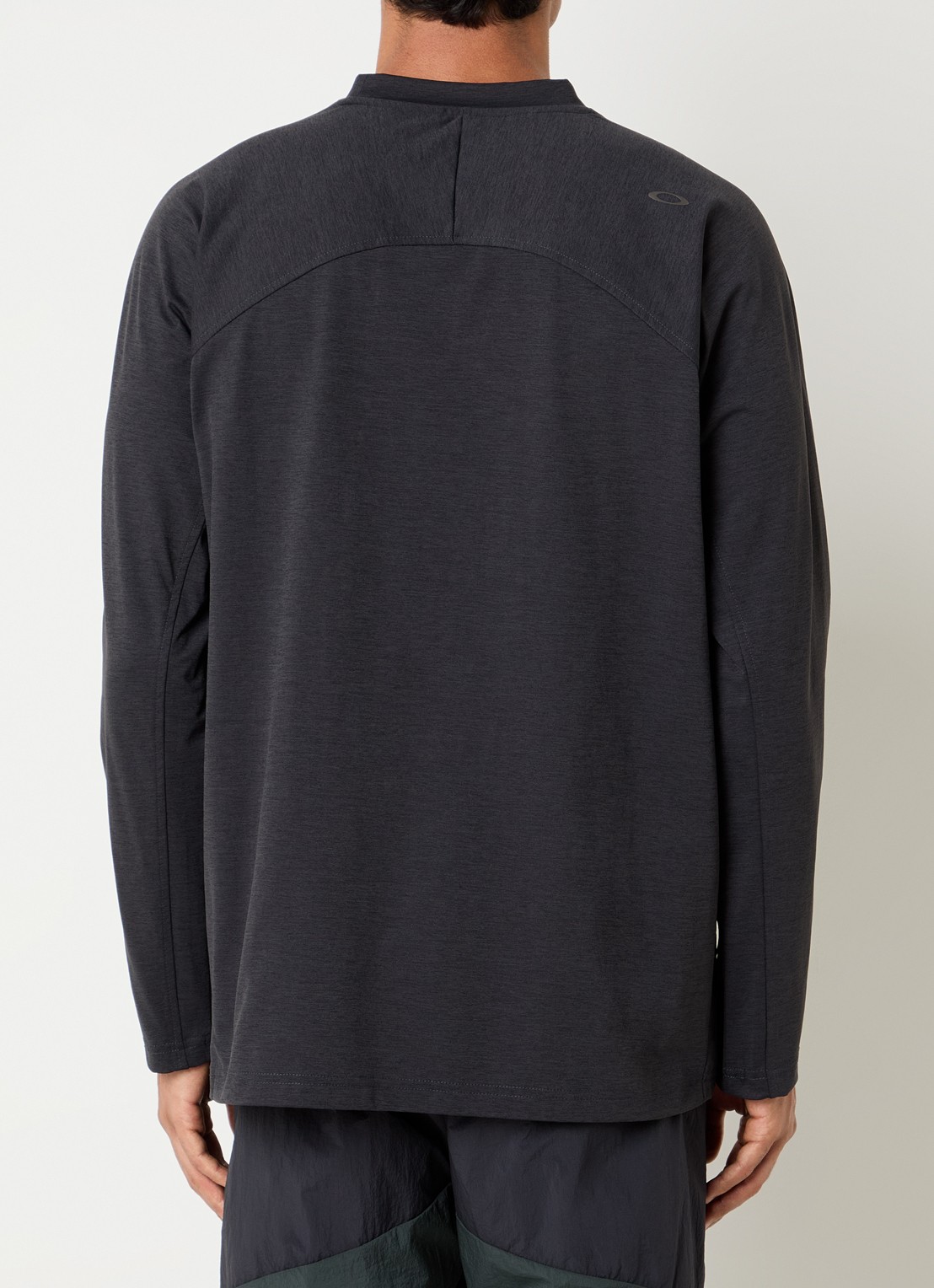 Oakley Long sleeve met logo - achterkant 4 antraciet
