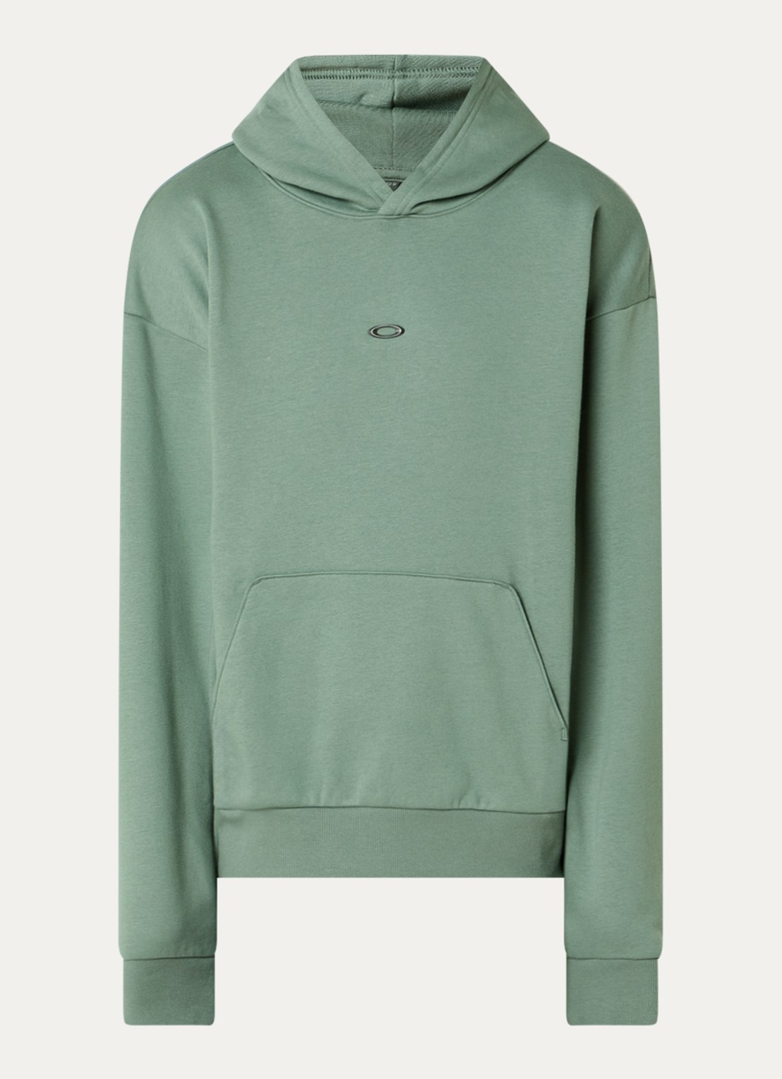 Oakley Metal rise hoodie met kangoeroezak - voorkant groen