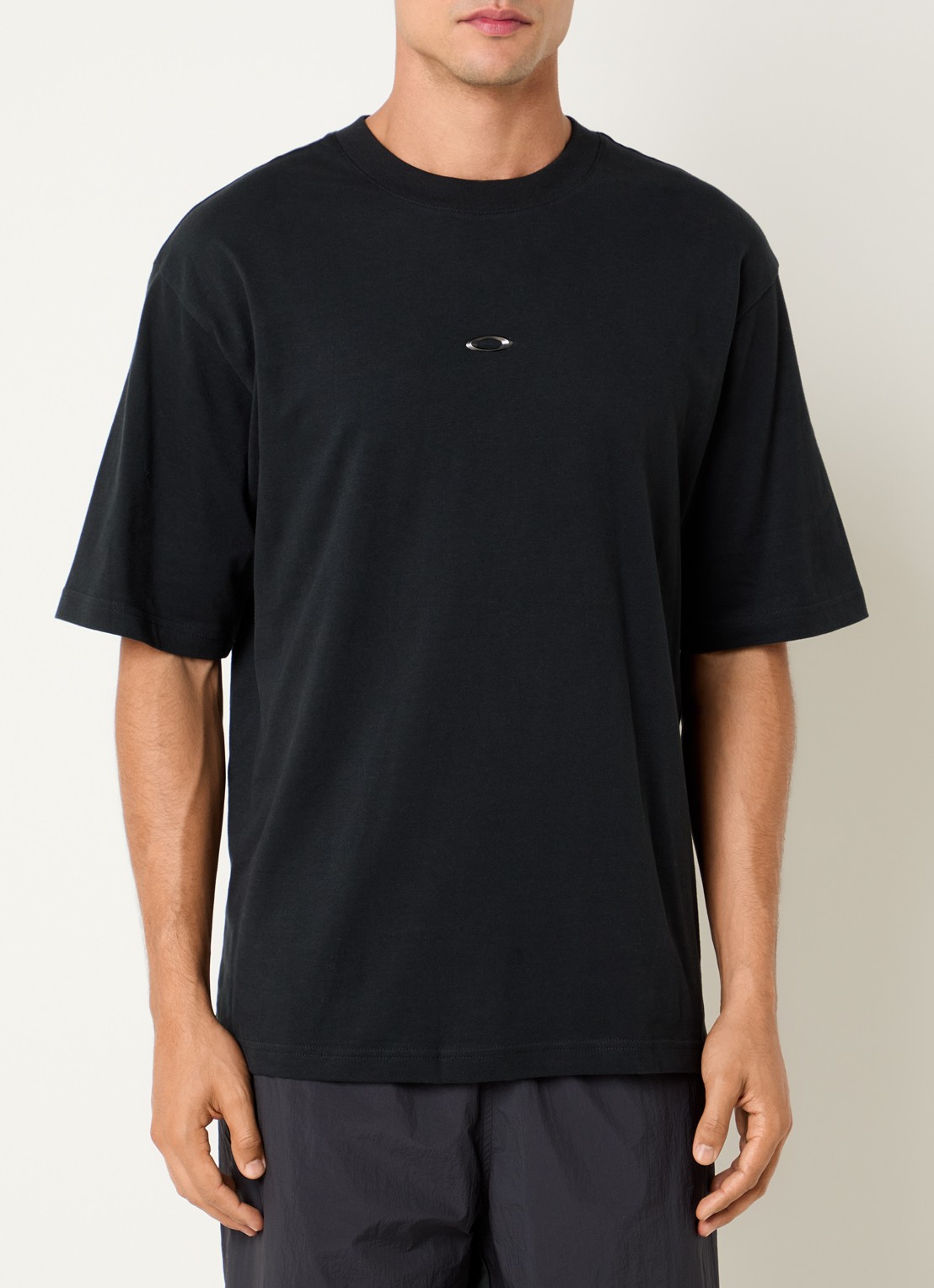 Oakley Metal rise T-shirt met ronde hals - detail 4 zwart