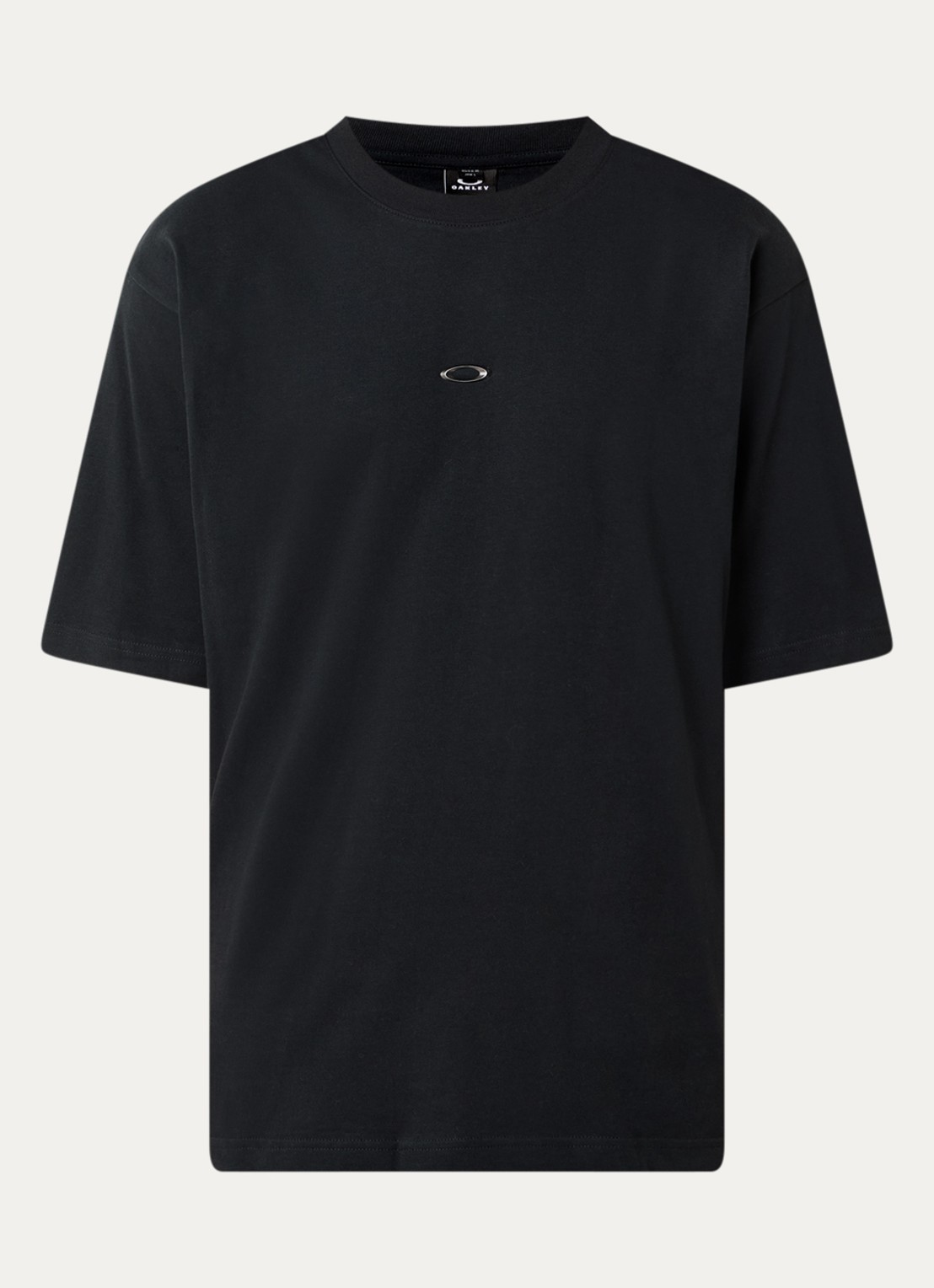 Oakley Metal rise T-shirt met ronde hals - voorkant zwart