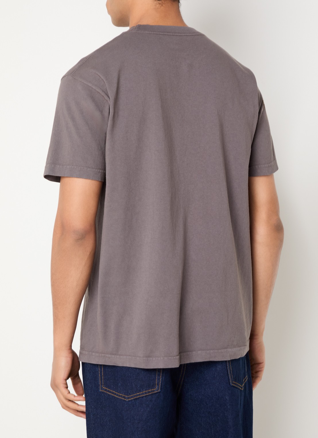 Obey Act Now T-shirt met print - achterkant 3 donkergrijs