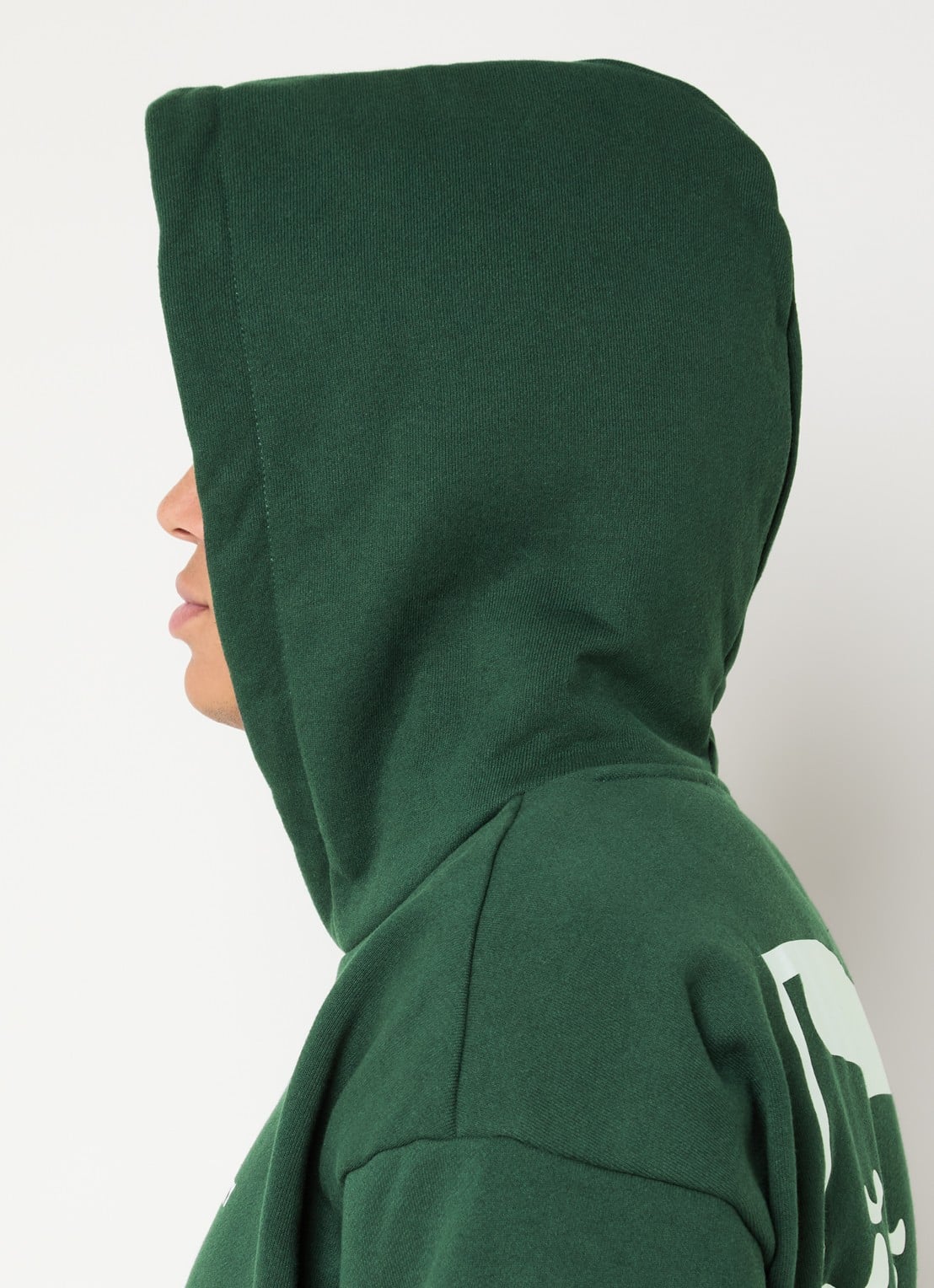 Obey Bold hoodie met logo - detail 4 donkergroen