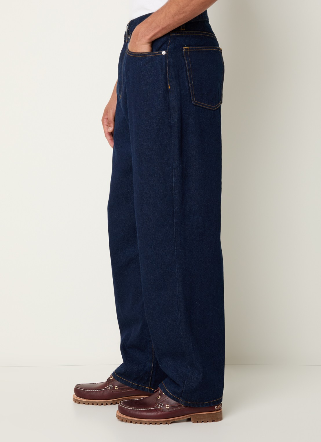 Obey Classic loose fit jeans met steekzakken - detail 5 indigo