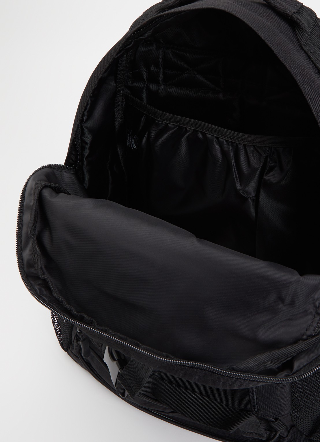 Obey Commuter rugzak met logo en 16 inch laptopvak - detail 3 zwart