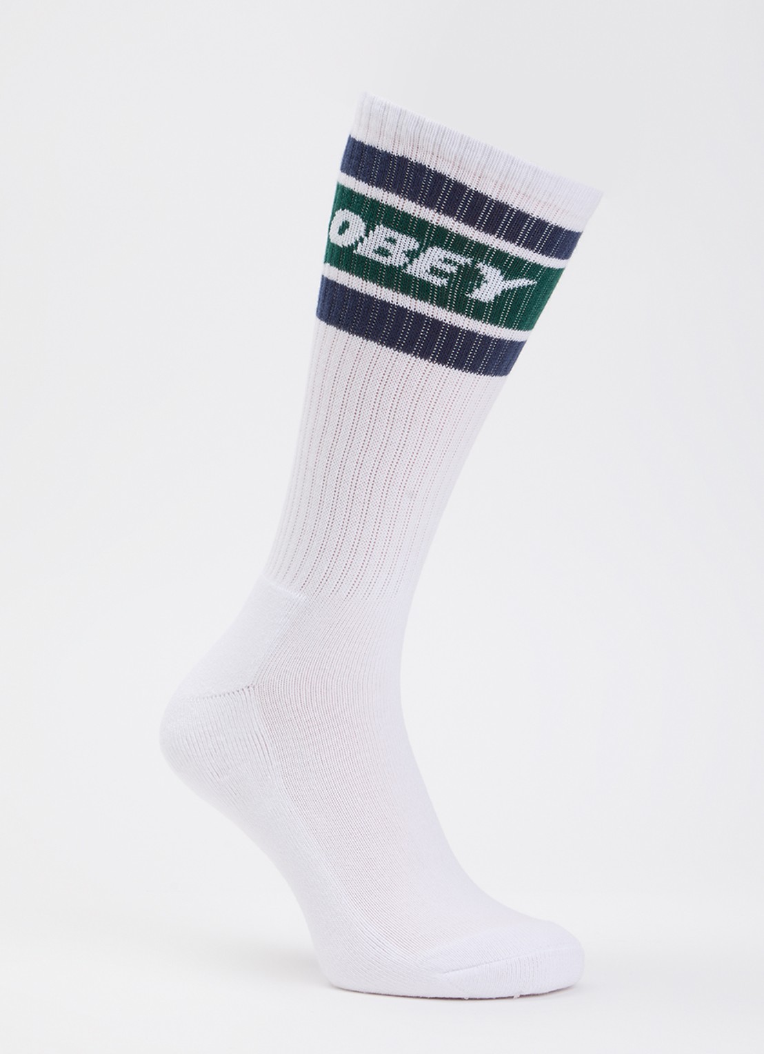 Obey Cooper II sportsokken met logo - voorkant 2 multicolor