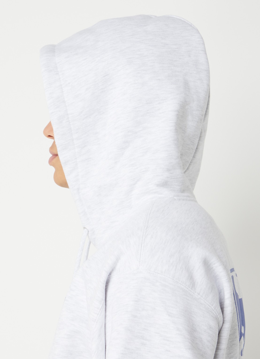 Obey Hoodie met front- en backprint - detail 5 grijs