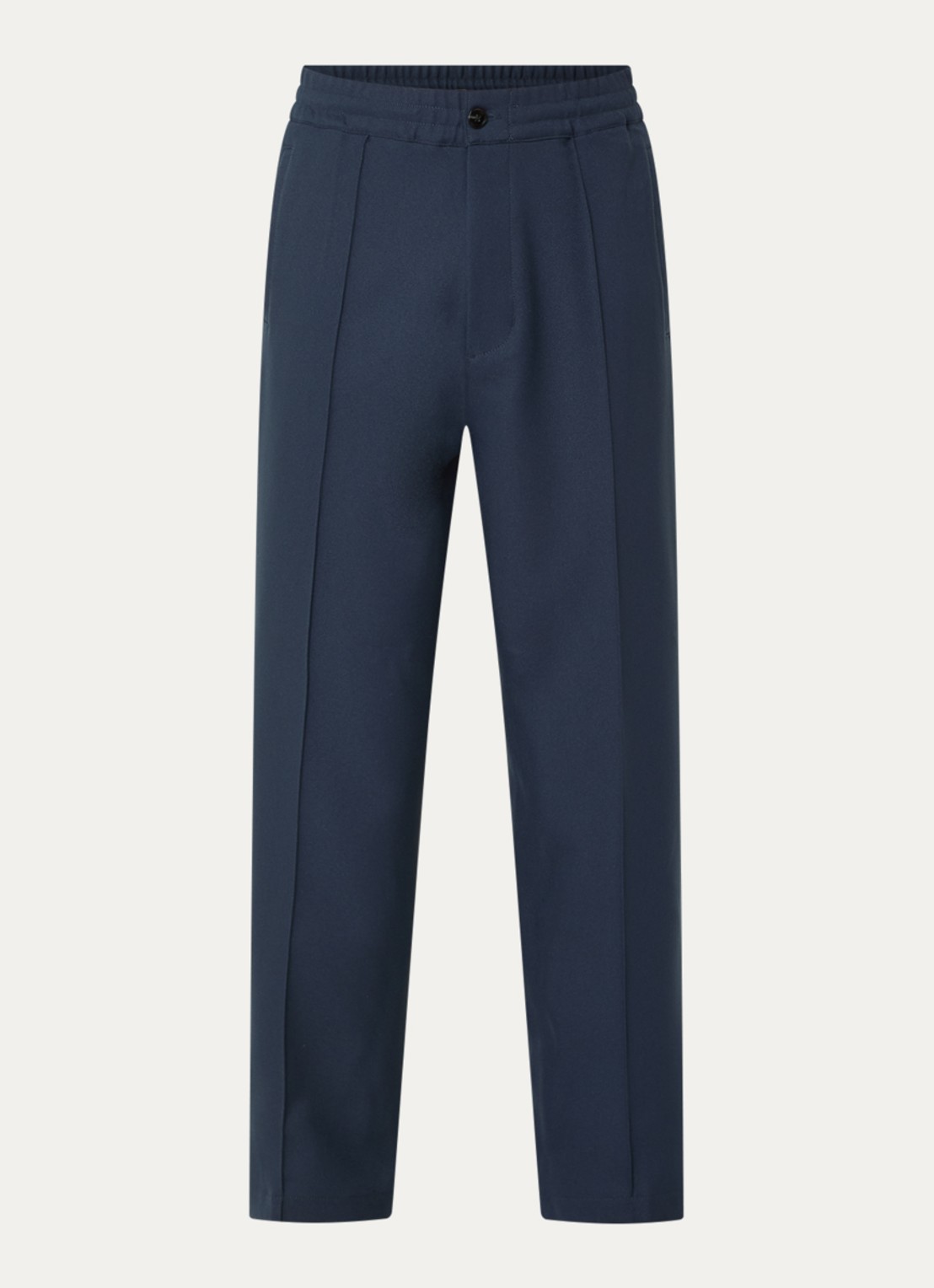 Obey Loose fit pantalon met steekzakken - voorkant 4 donkerblauw