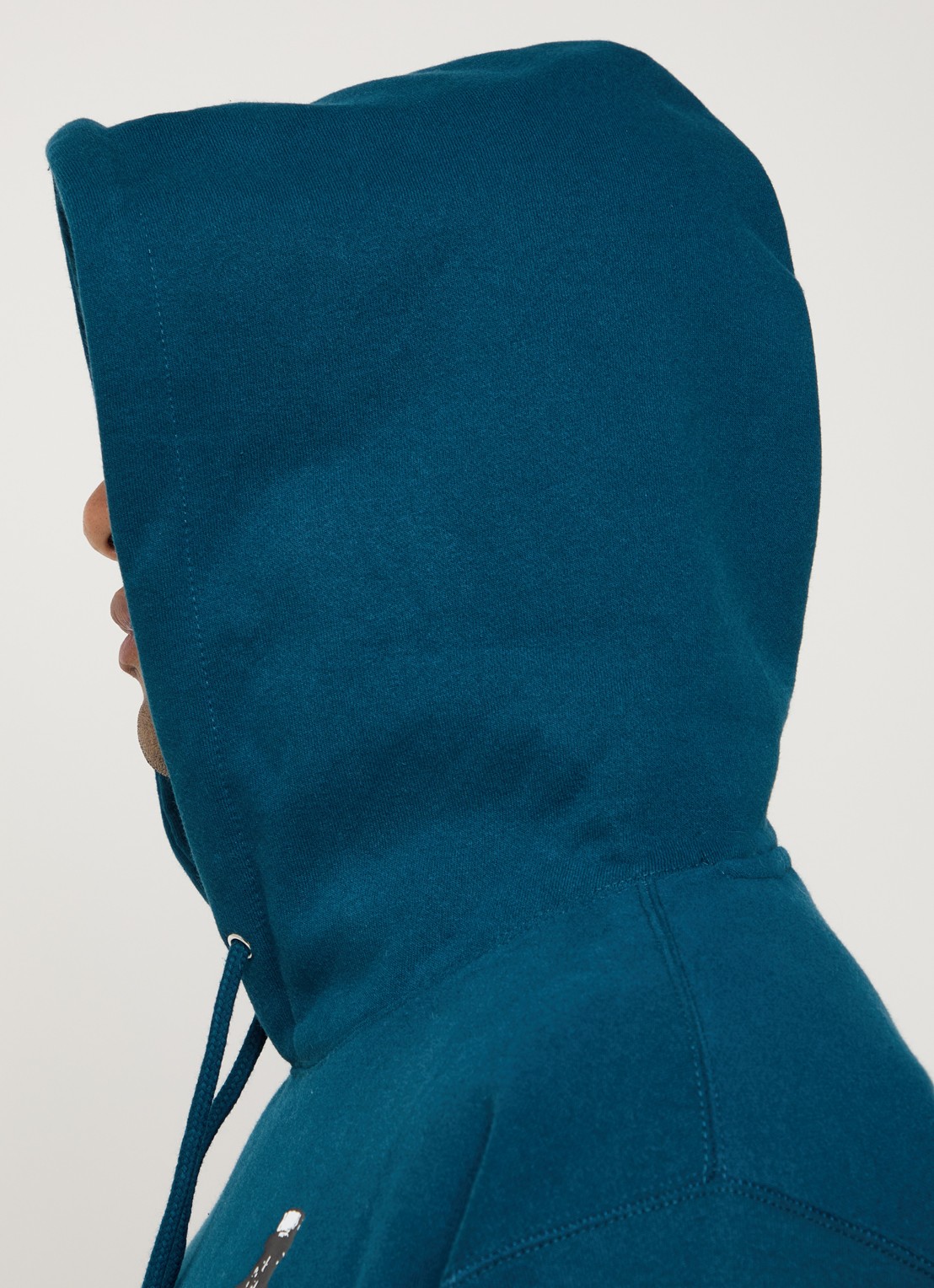 Obey Mind Control hoodie met logo- en backprint - detail 5 petrol