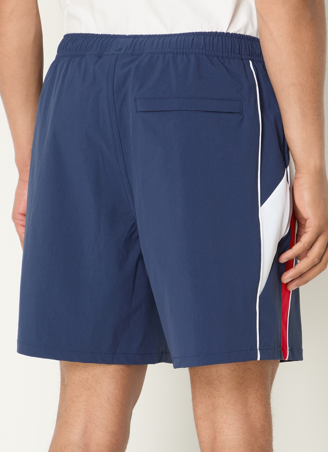 Obey Onset zwembroek met logo - achterkant donkerblauw