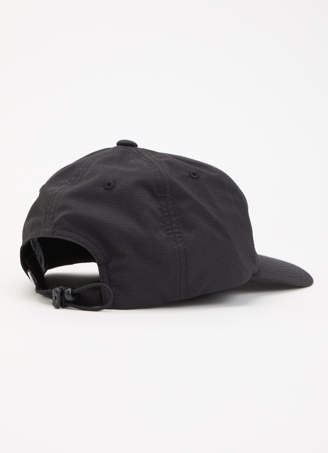 Obey Scamble 5 panel pet met logo  - detail zwart