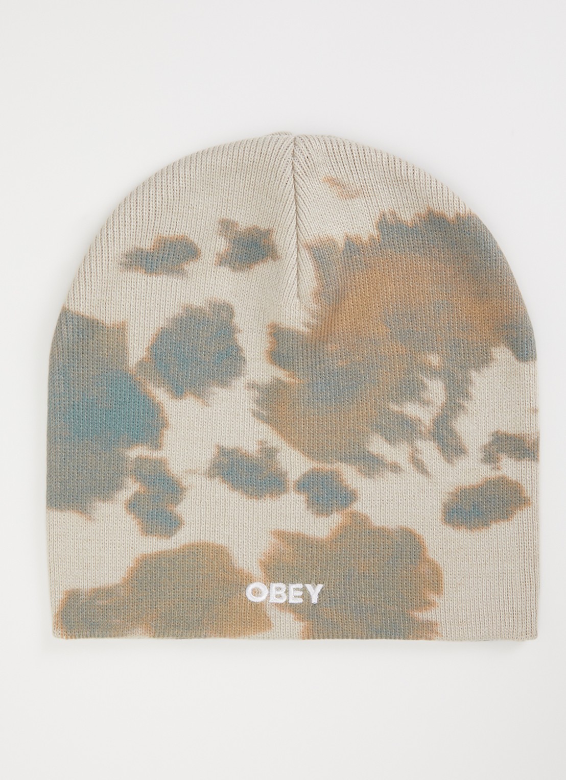 Obey Silo muts met logoborduring - voorkant beige