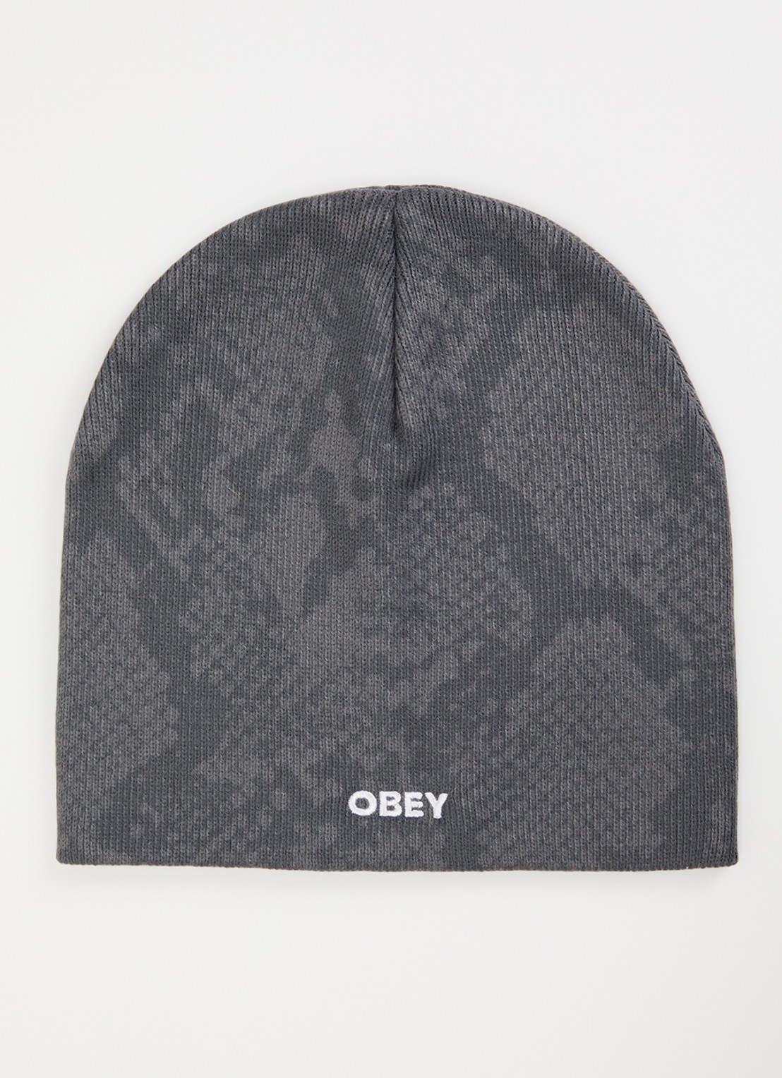 Obey Silo muts met logoborduring - voorkant grijs