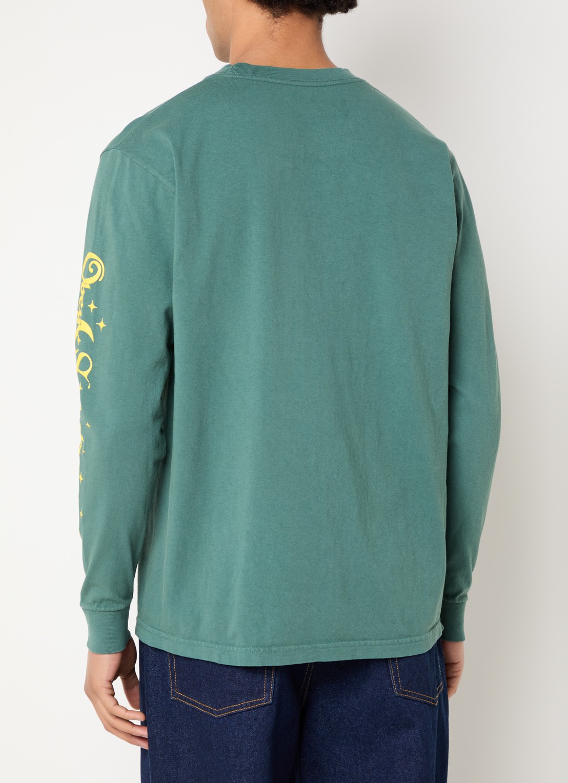 Obey Soundscapes T-shirt met print - achterkant 4 donkergroen