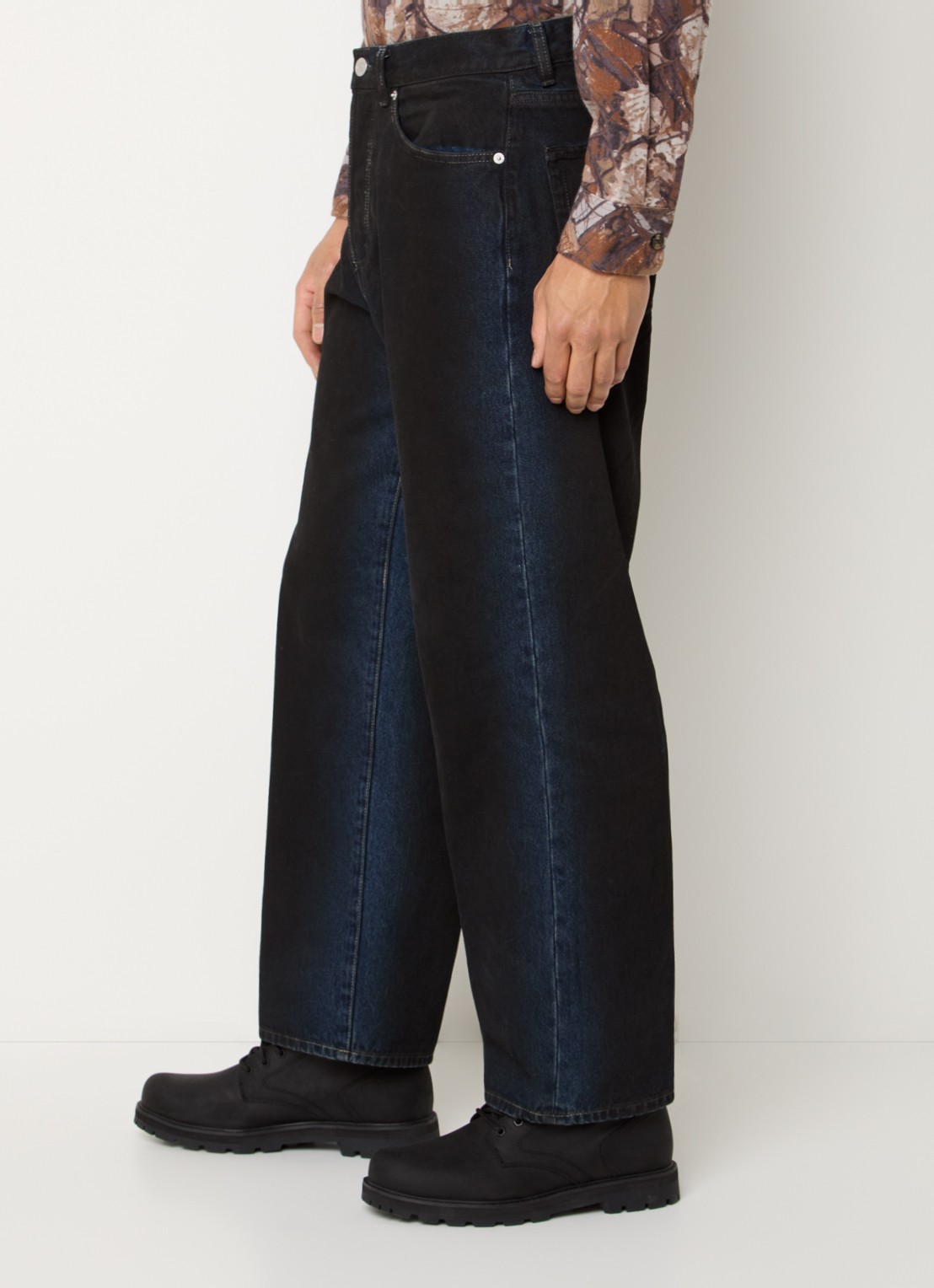 Obey Straight leg jeans met gekleurde wassing en steekzakken - detail 5 indigo