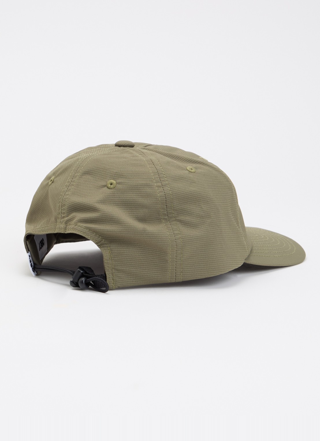 Obey Stride 5 pet met logo - detail olijfgroen