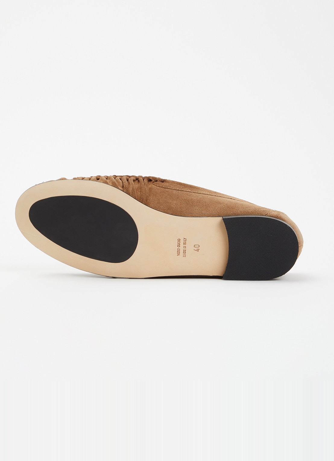Odare Elena loafer van suéde  - detail 3 cognac