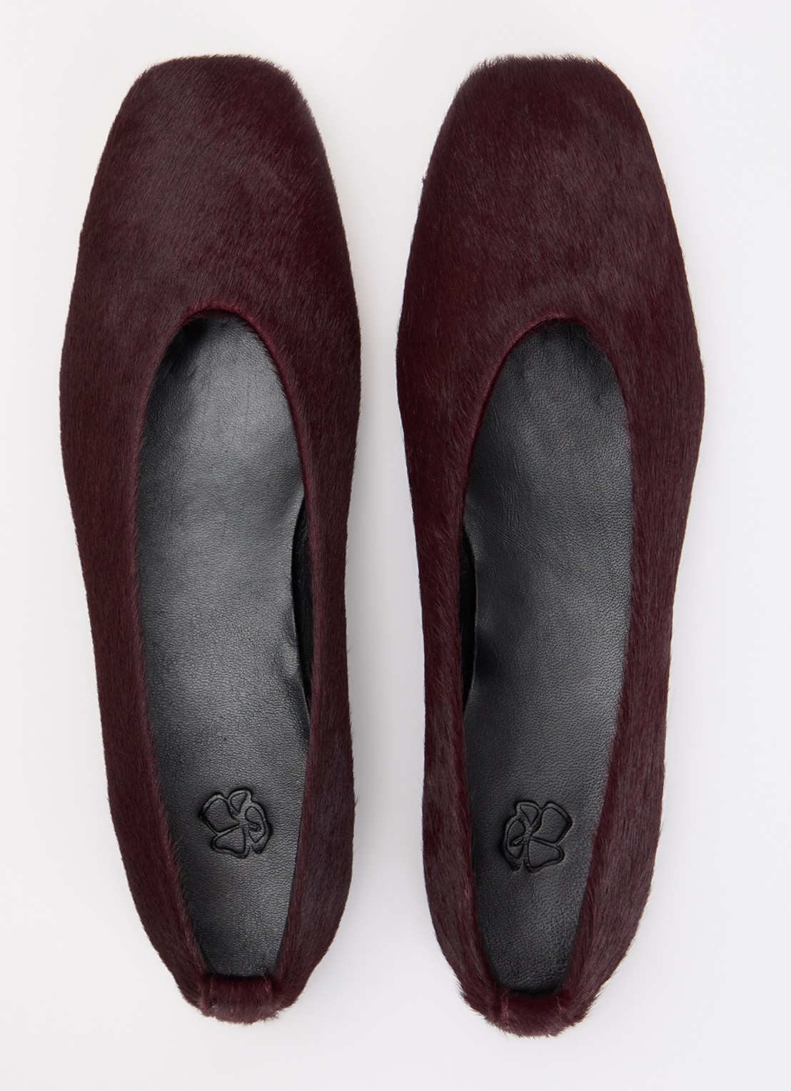 Odare Ibiza Venice ballerina van leer met lakfinish - detail 3 rood