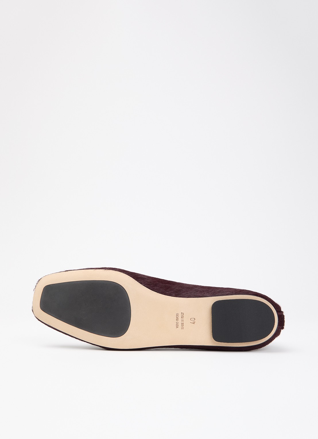 Odare Ibiza Venice ballerina van leer met lakfinish - detail 4 rood