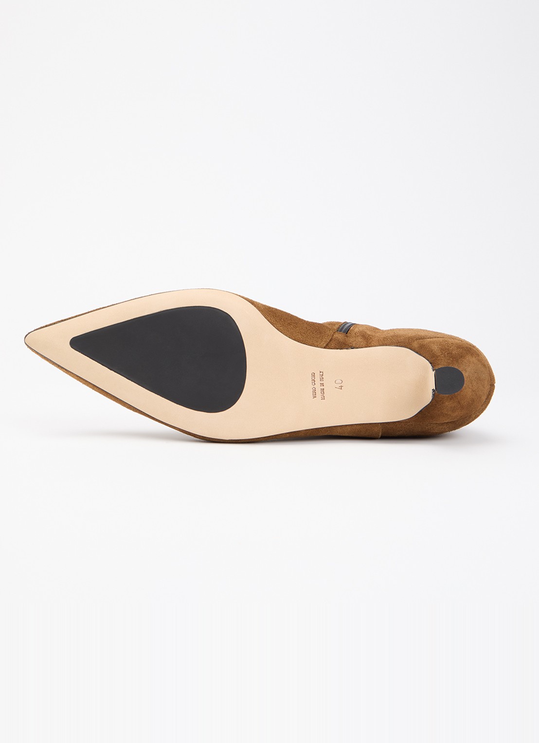 Odare Mila Sensory enkellaarsje van leer - detail 3 camel