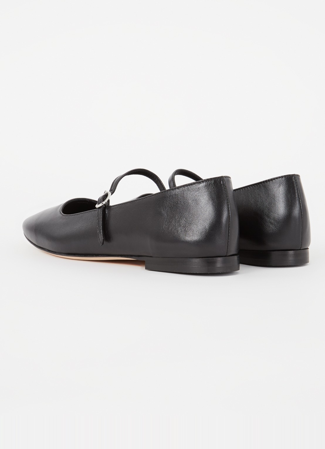 Odare Pampas ballerina van leer  - achterkant 5 zwart
