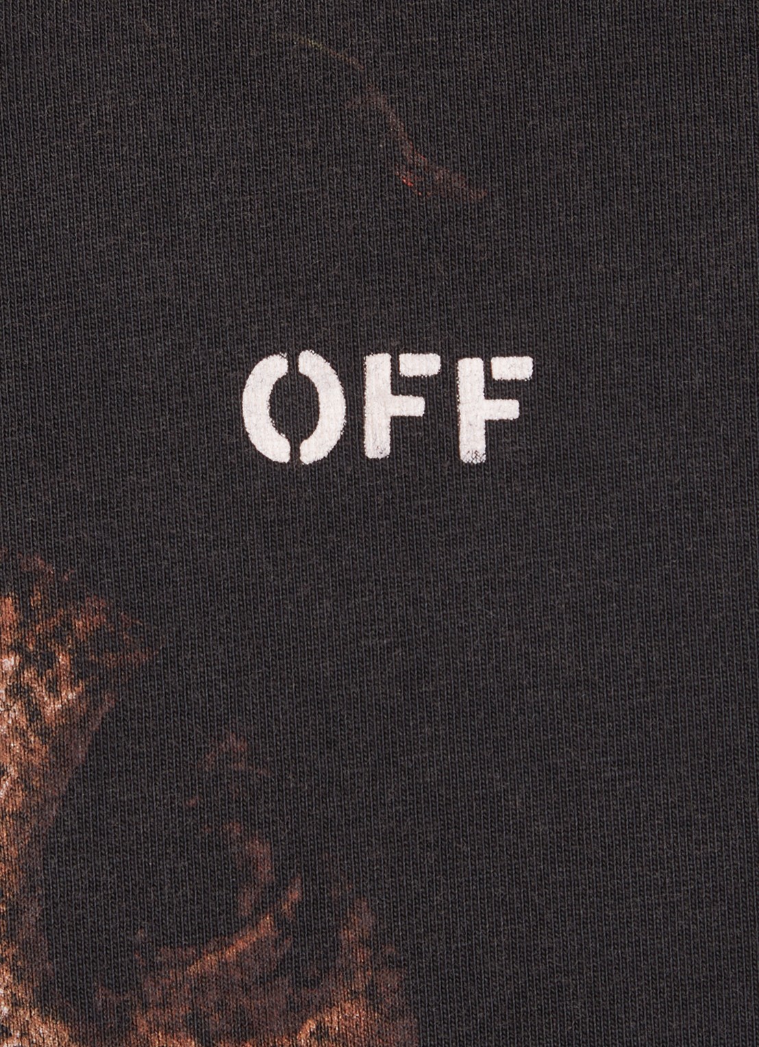 Off-White Bacchus T-shirt met print  - detail 5 zwart