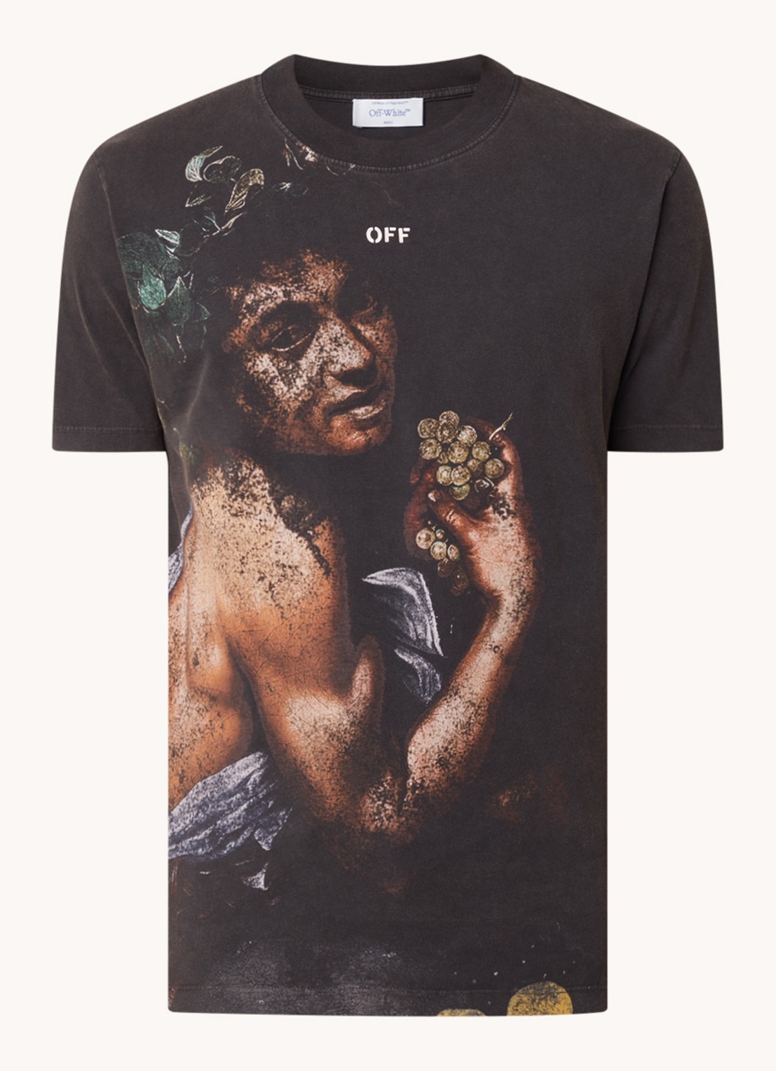 Off-White Bacchus T-shirt met print  - voorkant 2 zwart