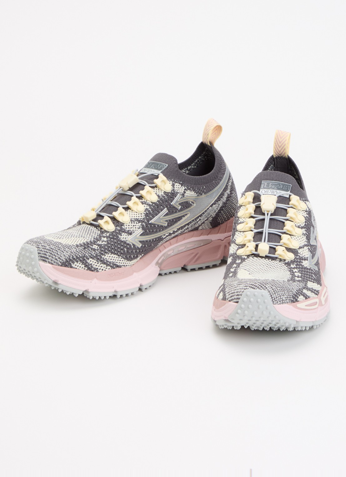 Off-White Be Right Back sneaker met mesh details - detail 3 grijs