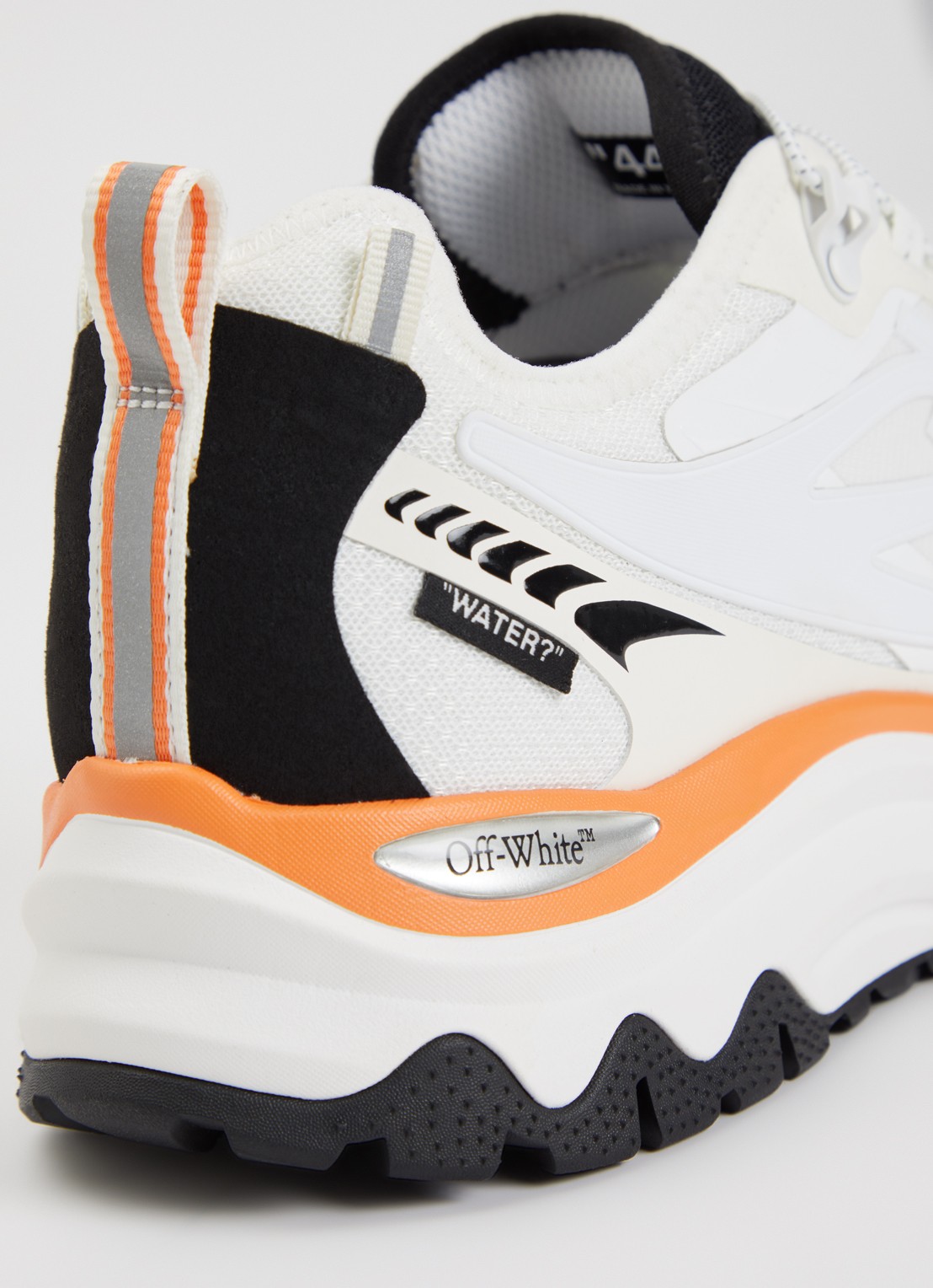 Off-White Be Right Back Trail sneaker met details van mesh - detail 5 wit