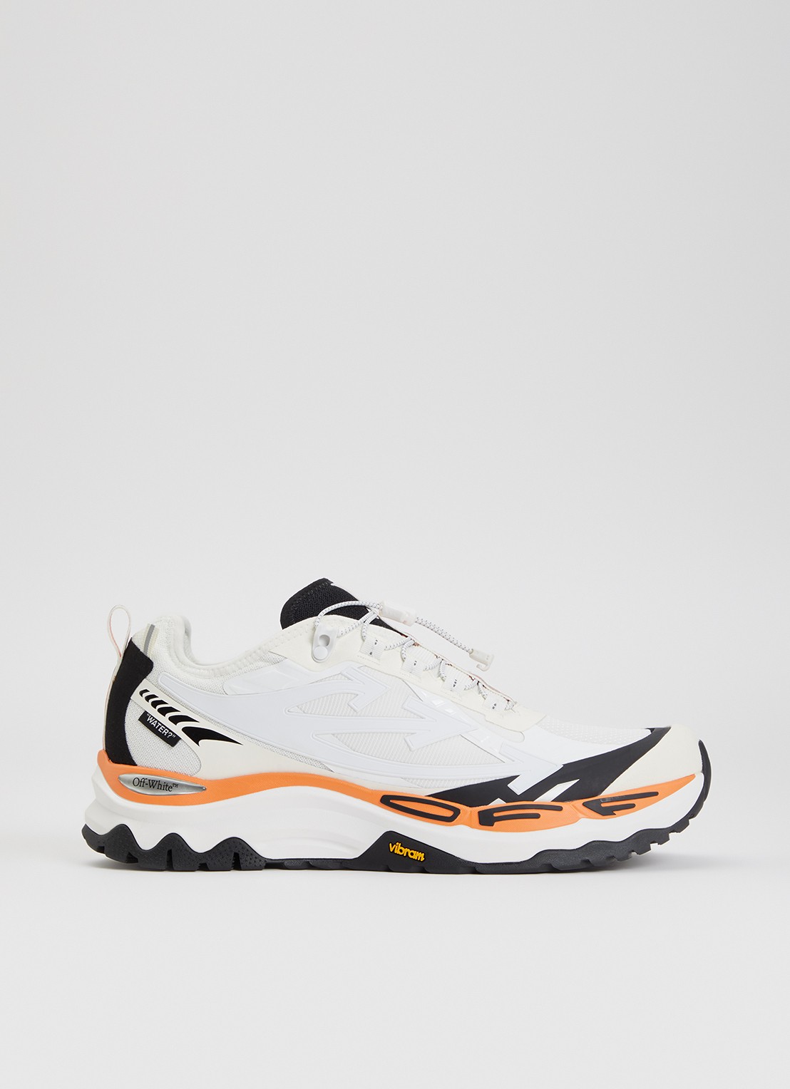 Off-White Be Right Back Trail sneaker met details van mesh - voorkant 6 wit