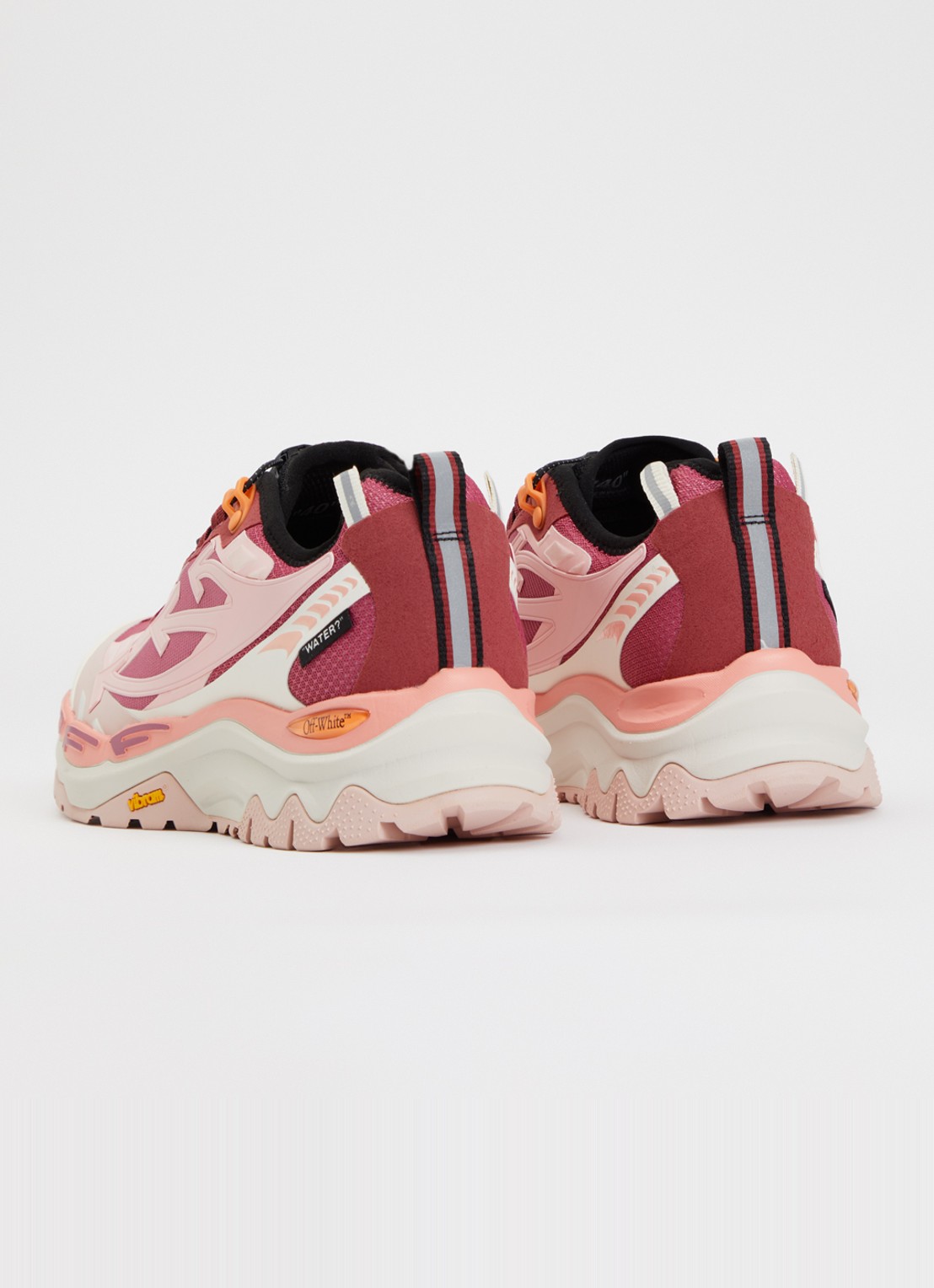 Off-White Be Right Back Trail sneaker met mesh details - achterkant 5 roze