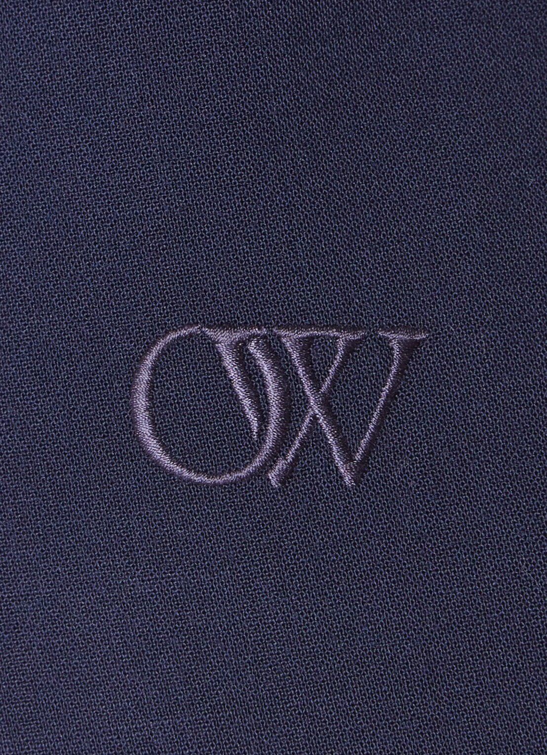 Off-White Blazer van wol met klepzakken - detail 6 blauw