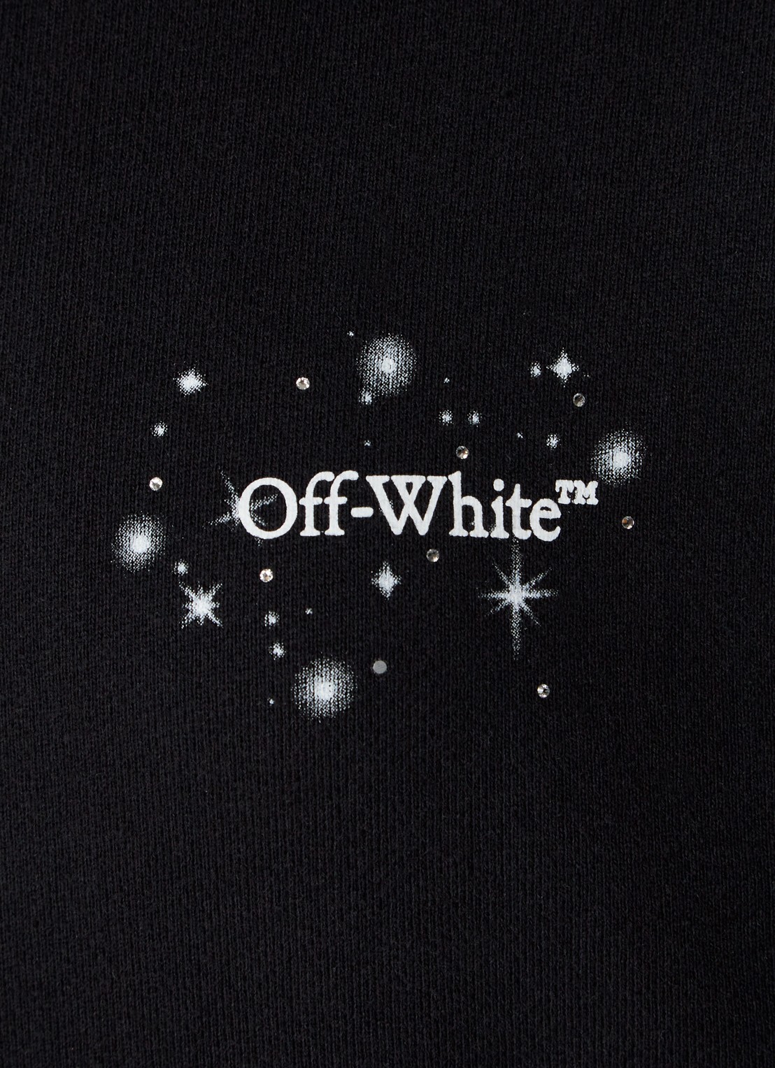 Off-White Bling Stars Arrow sweater met logo- en backprint - detail 3 zwart