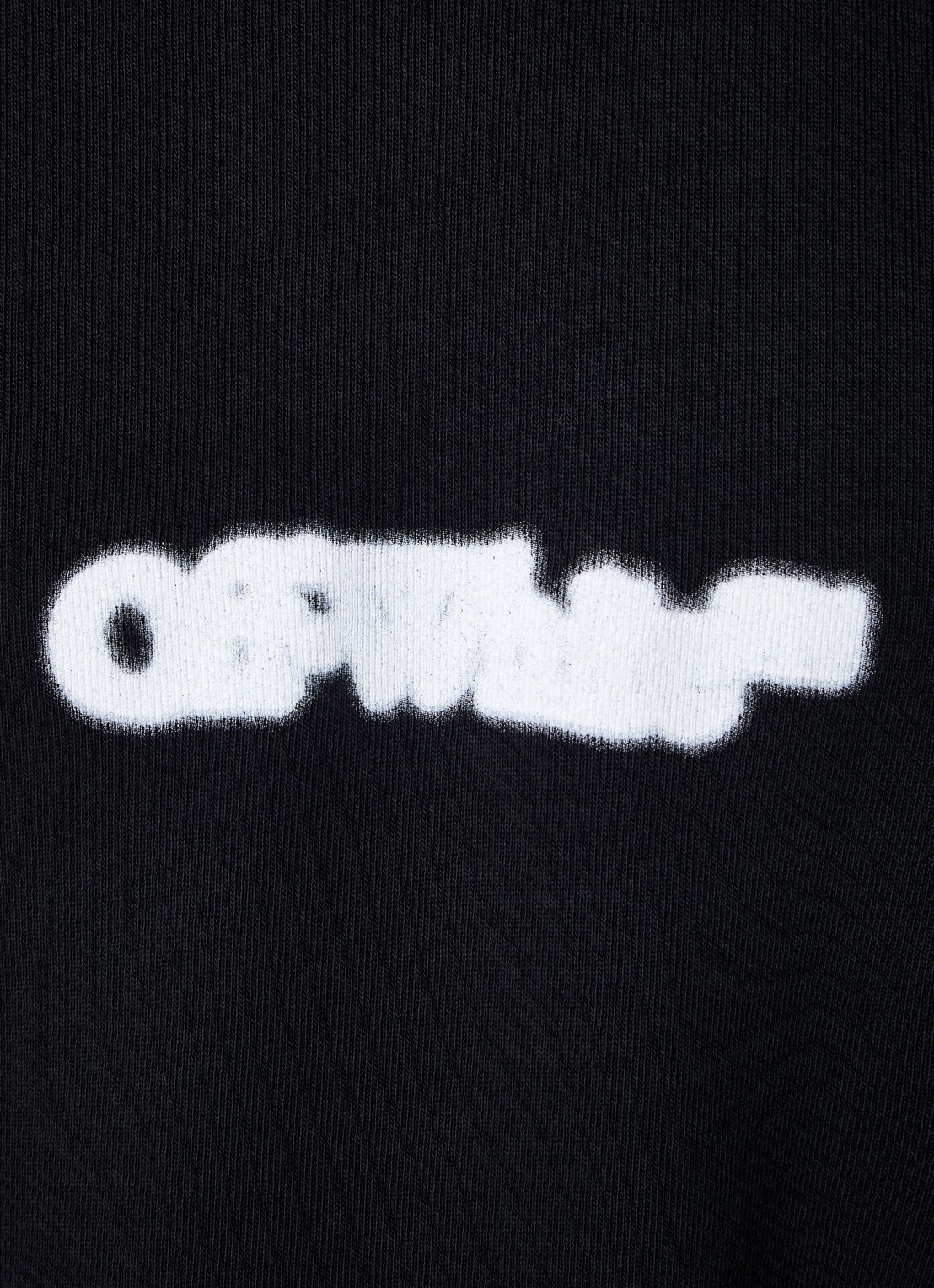 Off-White Blurr sweater met logoprint - detail 3 zwart