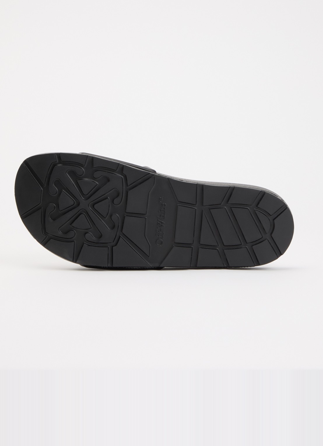 Off-White Bookish slipper met logo - detail 5 zwart