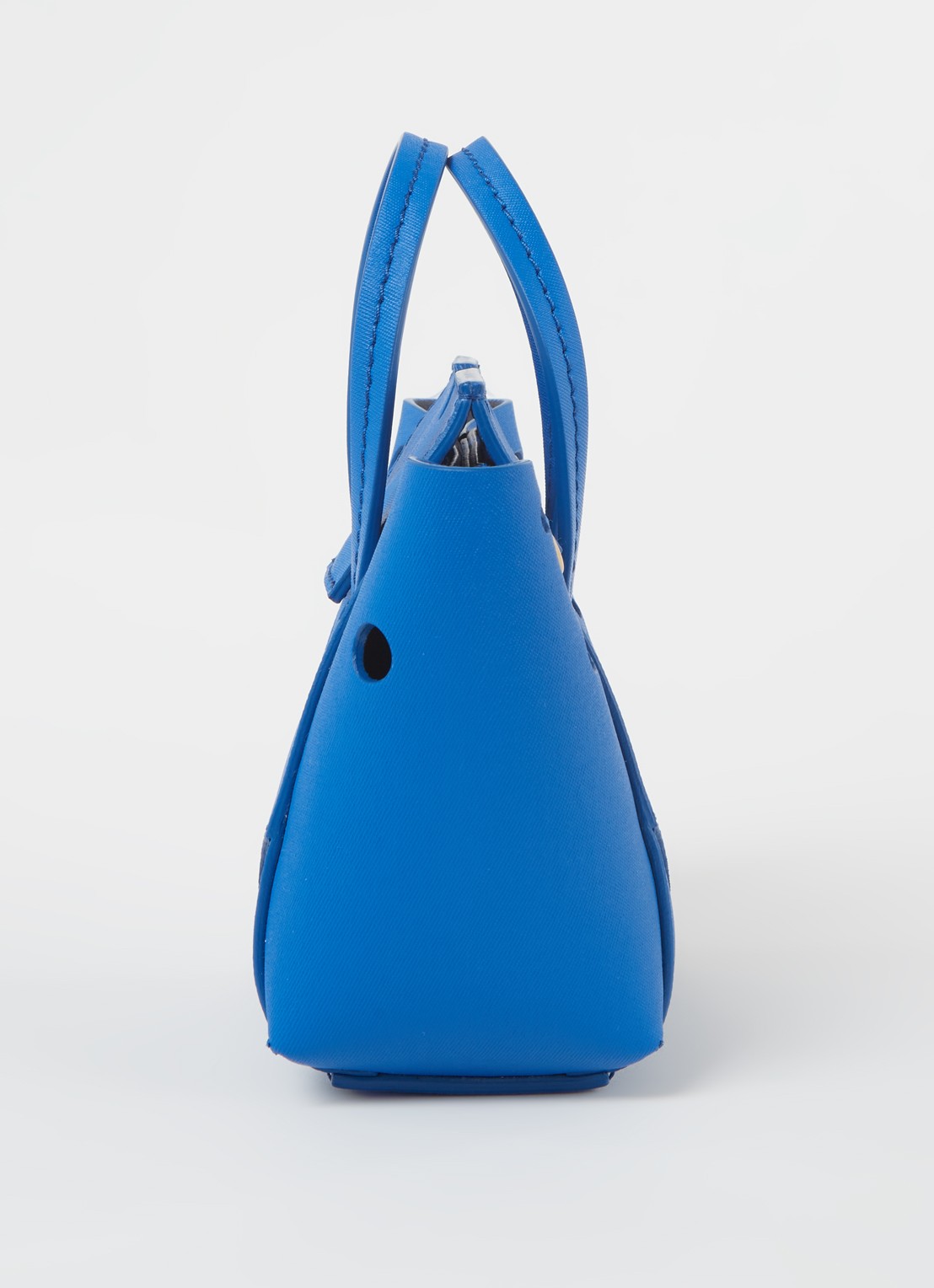 Off-White Burrow 16 handtas van kalfsleer - detail 5 blauw