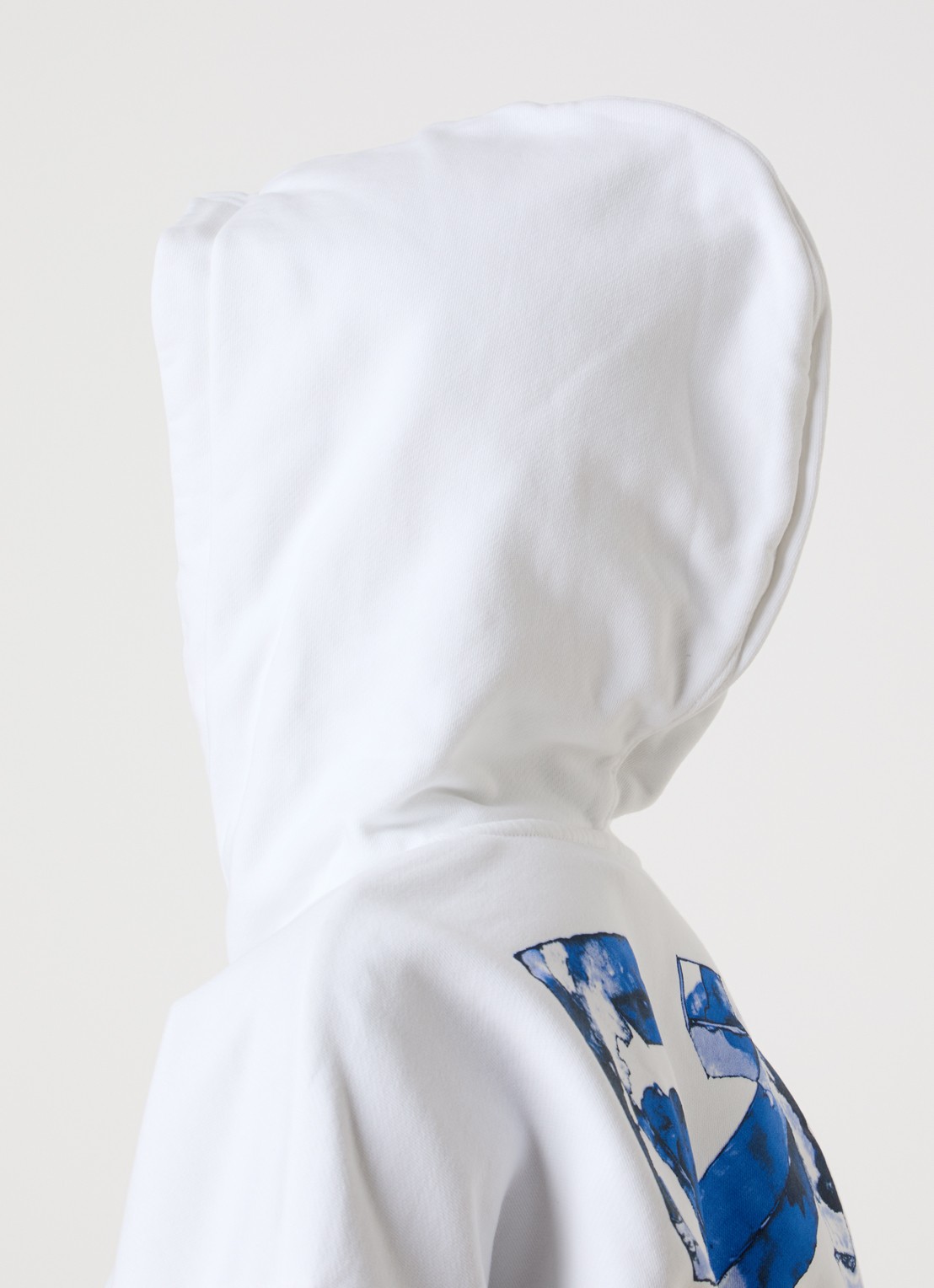 Off-White Cloudy Arrow hoodie met logo - detail 3 wit