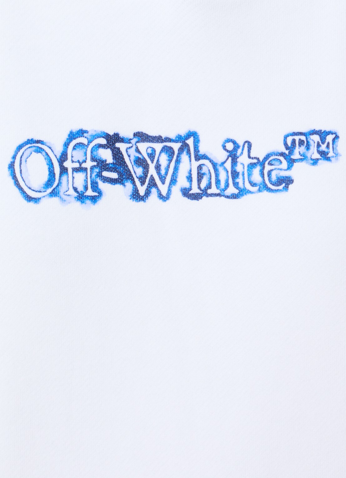 Off-White Cloudy Arrow hoodie met logo - detail 4 wit