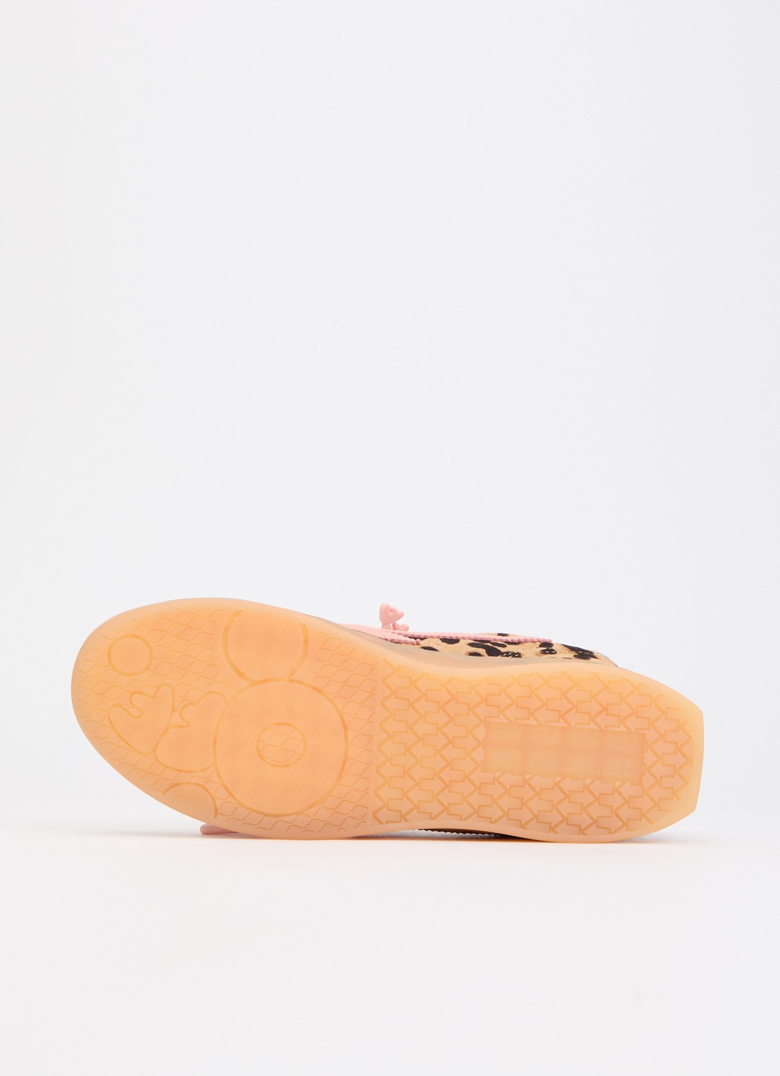 Off-White End Of Play sneaker van leer met ponyhair - detail 3 camel