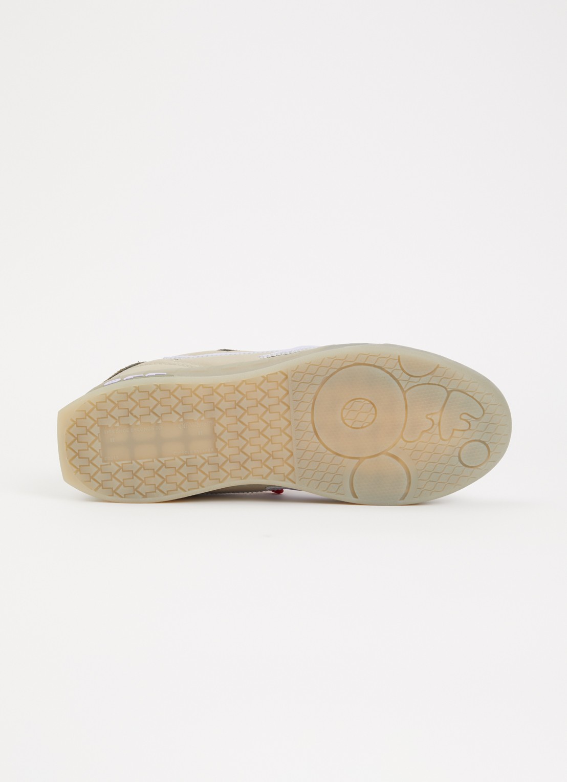 Off-White Ends of Play sneaker met details van kalfssuède - detail 4 bruin
