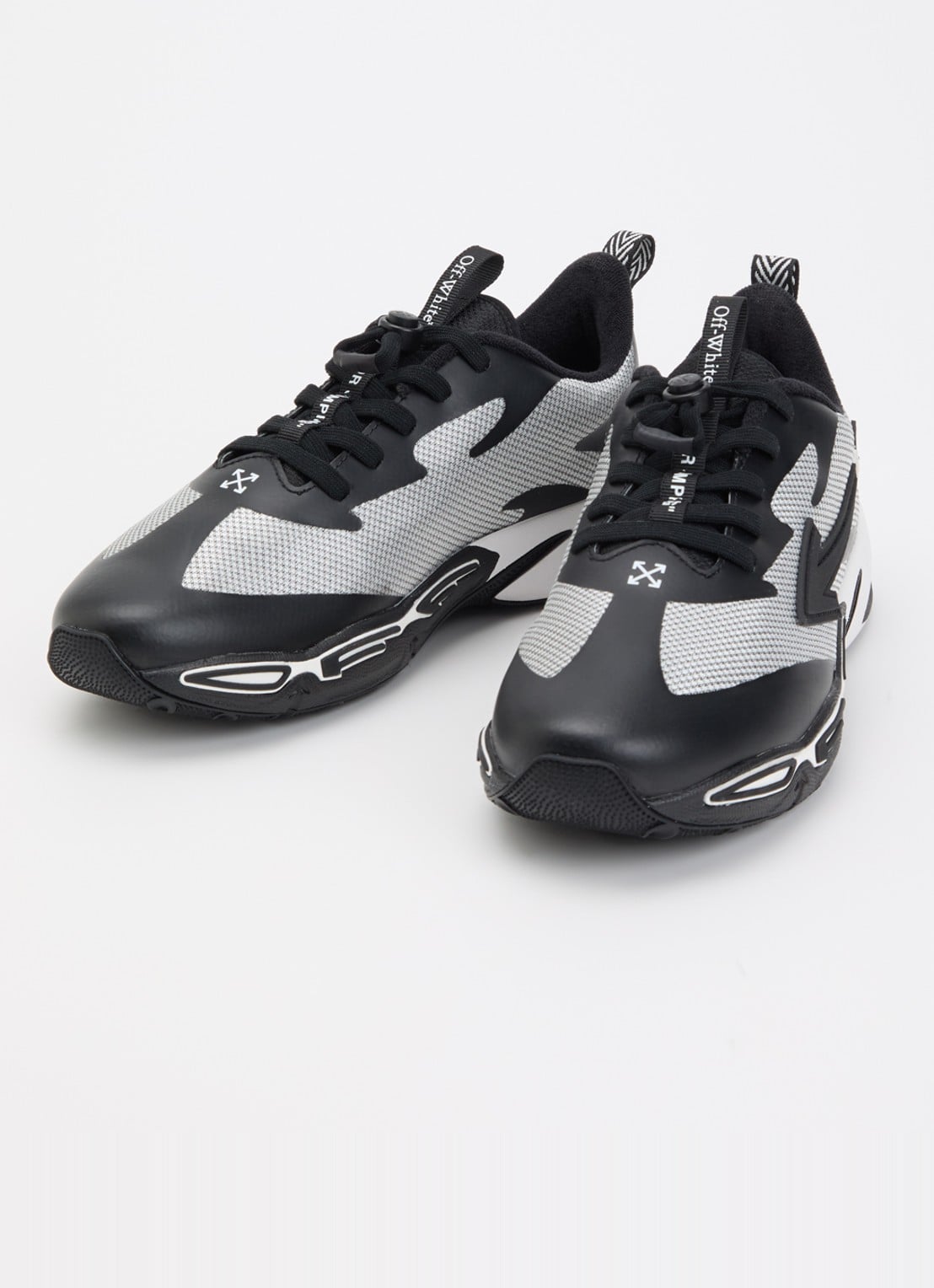 Off-White For Jumping sneakers met logo  - voorkant 4 wit