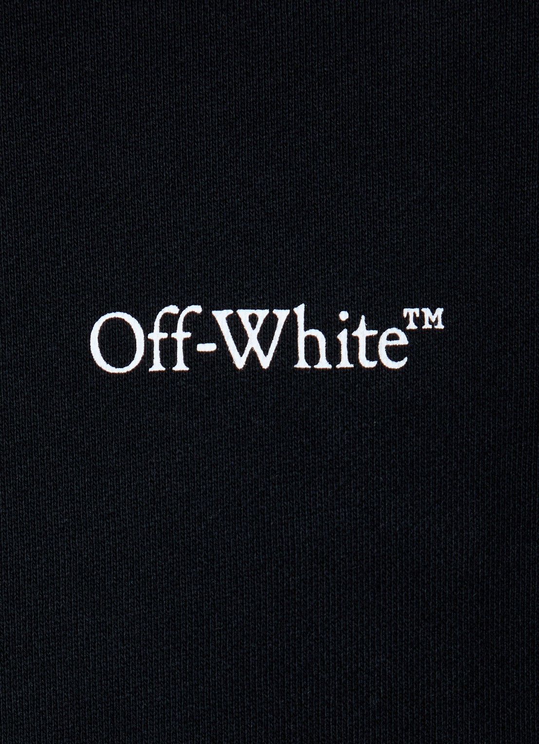Off-White Half Arrow hoodie met logo- en backprint - detail 4 zwart