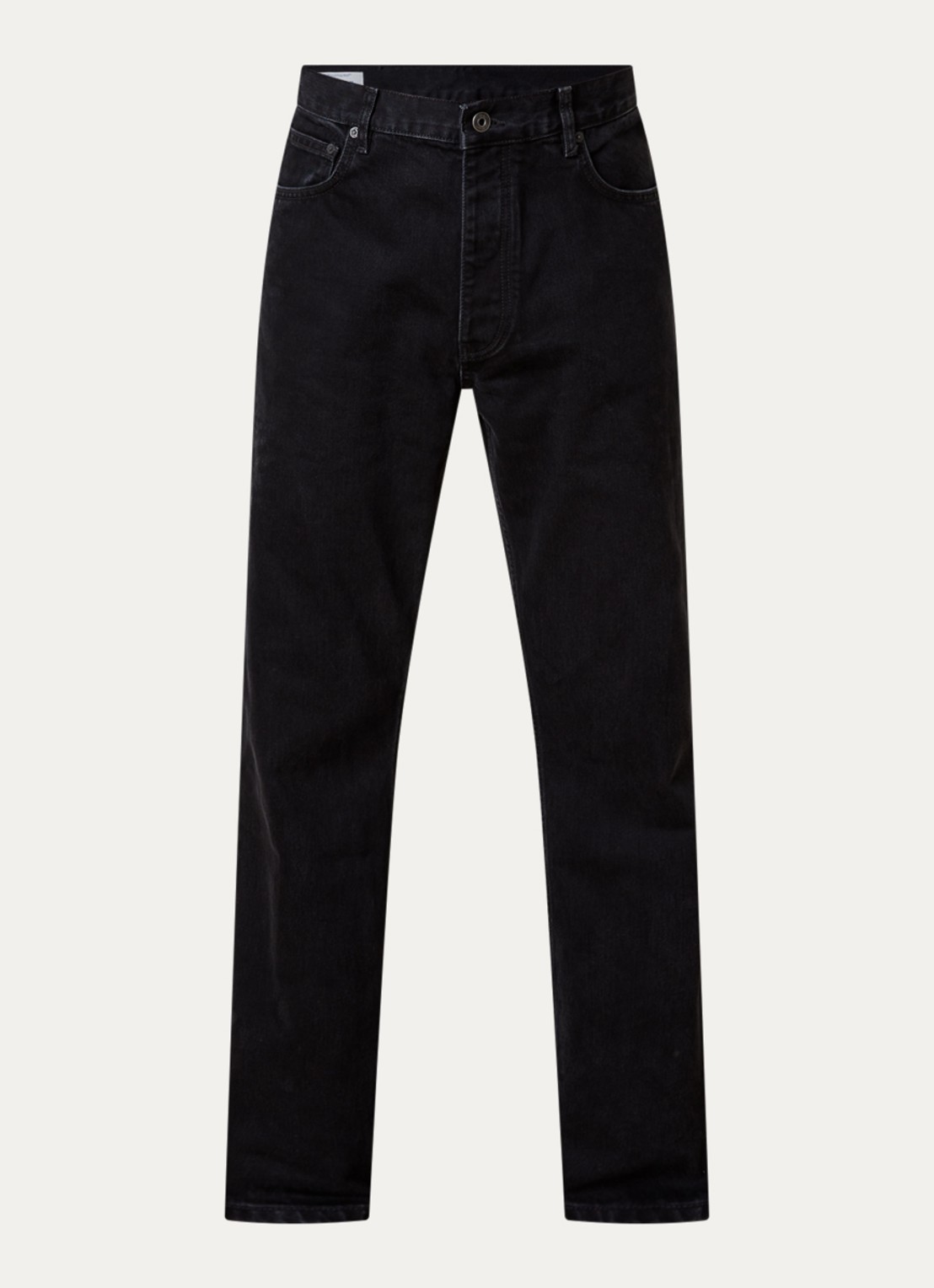 Off-White Half Arrow loose fit jeans met backprint - voorkant zwart