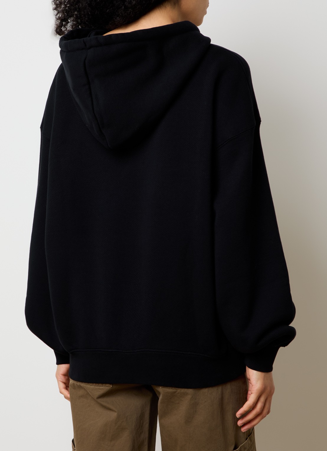 Off-White Hoodie met logoprint  - achterkant zwart